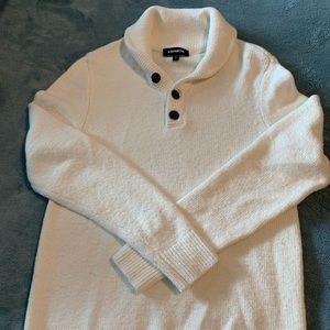 Men’s Shawl sweater from Express
